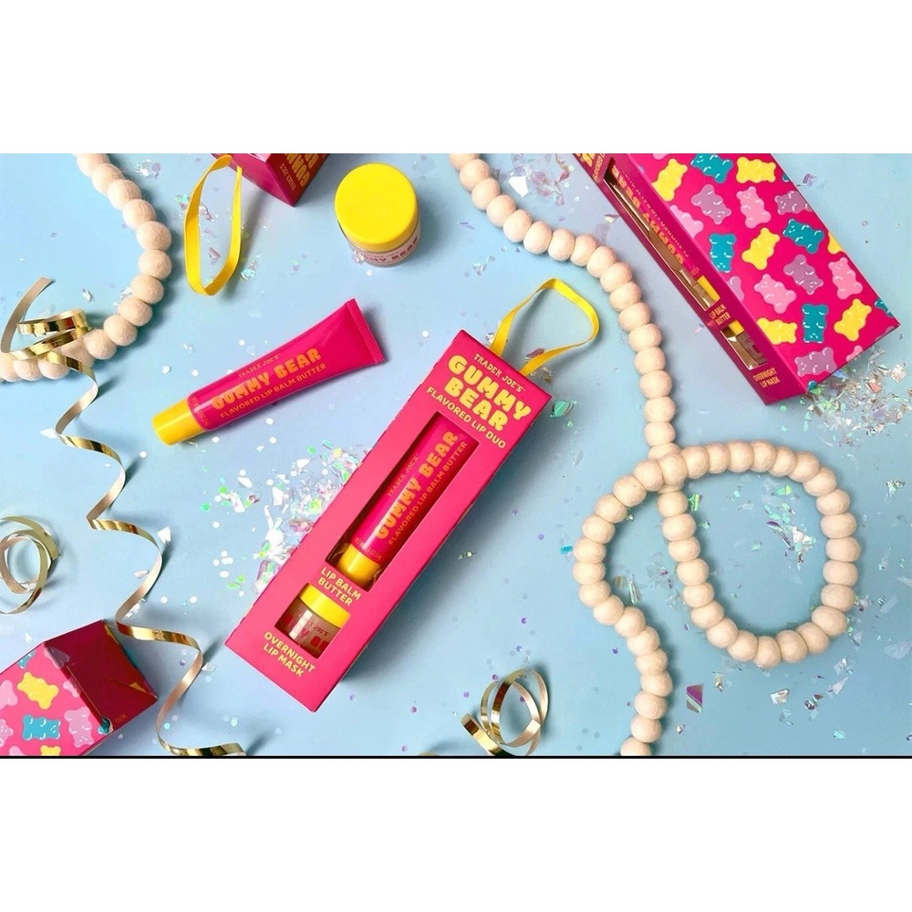 Trader Joe's Gummy Bear Flavored Lip Balm & Mask‎ Duo 2 pack